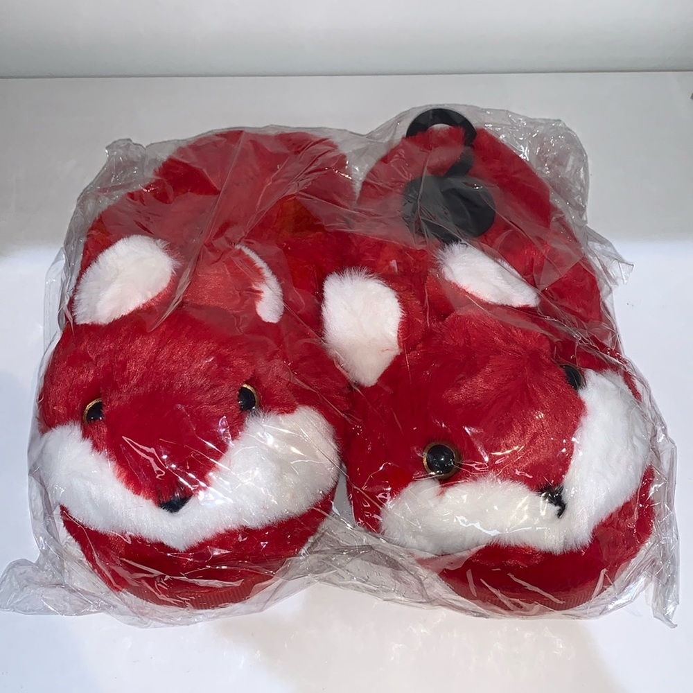 RED RABBIT SLIPPERS